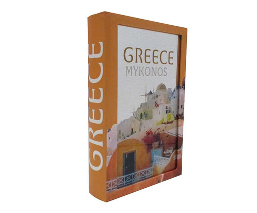 Caixa Livro Greece, Laranja | WestwingNow