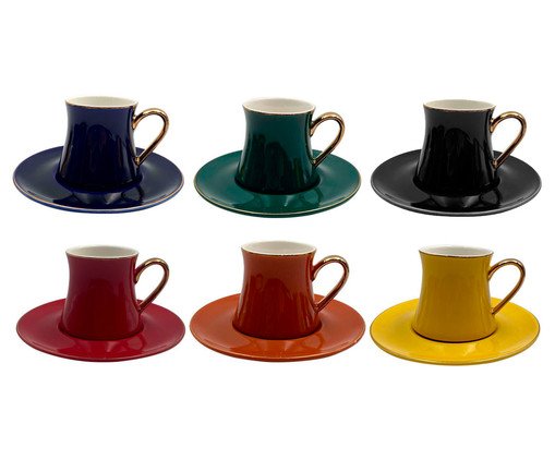 Jogo de Xícaras para Café Color, Colorido | WestwingNow