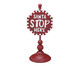 Placa Natalina Santa Stop Here - Vermelha, white | WestwingNow