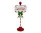 Placa Natalina North Pole, white | WestwingNow