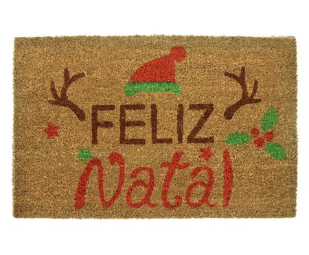 Capacho em Fibra de Coco Feliz Natal | Westwing