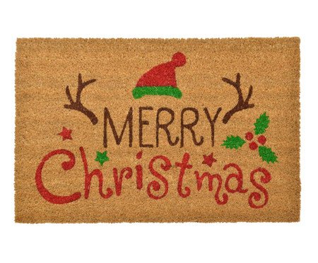 Capacho em Fibra de Coco Merry Christmas | Westwing