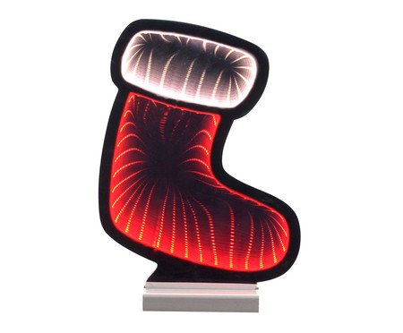Luminária de Mesa Meia Natalina Bivolt - Vermelha | Westwing