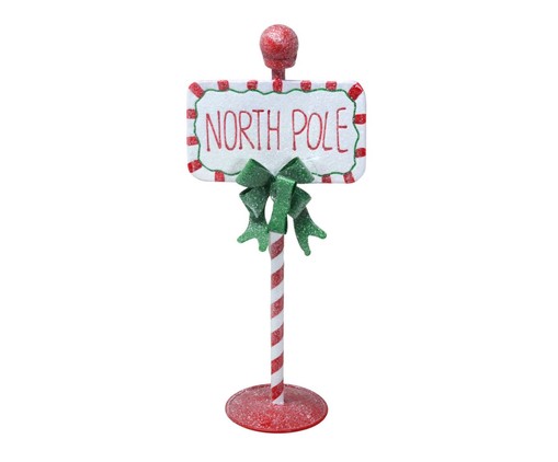 Placa Natalina North Pole, white | WestwingNow