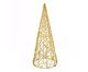 Adorno de Árvore de Natal de Metal Dourada com Luz, gold | WestwingNow