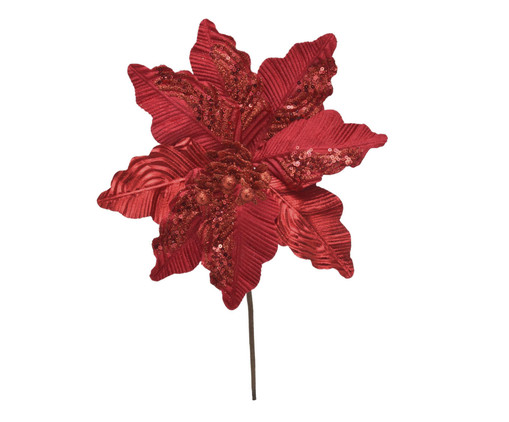 Flor Natalina em Metal - Vermelha, red | WestwingNow