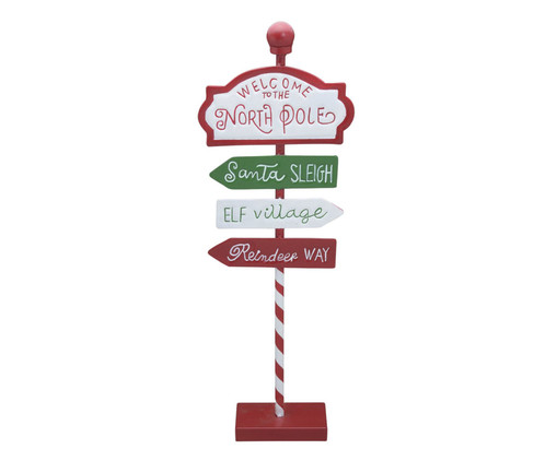 Placa Natalina Find Your Way to Christmas, white | WestwingNow