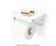 Flex Adhesive Tp Holder Shelf Branco, Branco | WestwingNow