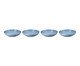 Jogo de Pratos Fundo Vancouver Chambray - 22cm, Azul | WestwingNow