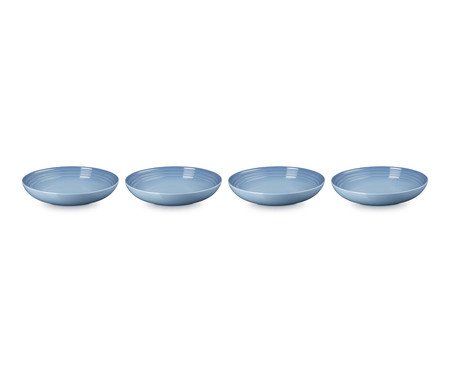 Jogo de Pratos Fundo Vancouver Chambray - 22cm | Westwing
