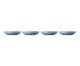 Jogo de Pratos Fundo Vancouver Chambray - 22cm, Azul | WestwingNow