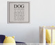 Placa de Madeira Estampada Dog, Preto, Branco | WestwingNow