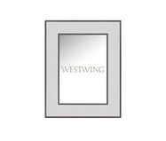 Porta Retrato Diny Branco e Bronze | WestwingNow