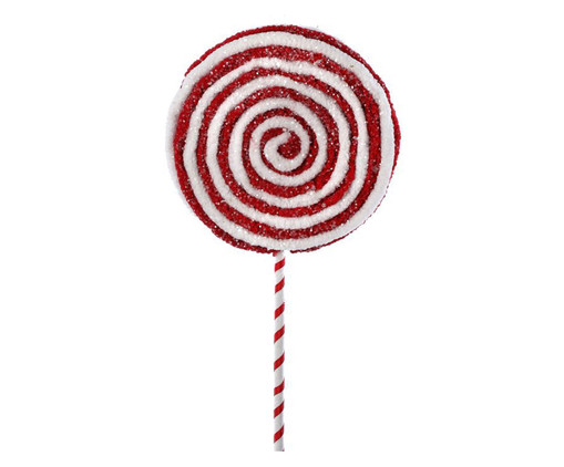 Pick Decorativo de Natal em Tecido Lollipop, red | WestwingNow