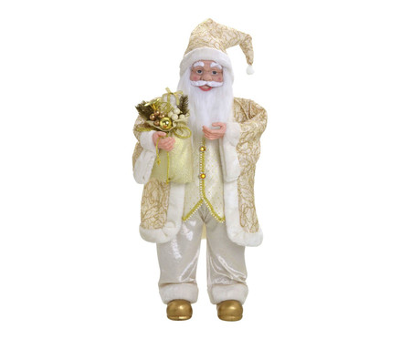 Papai Noel Decorativo Branco III