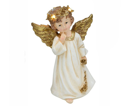 Anjo Decorativo com Luz Branco