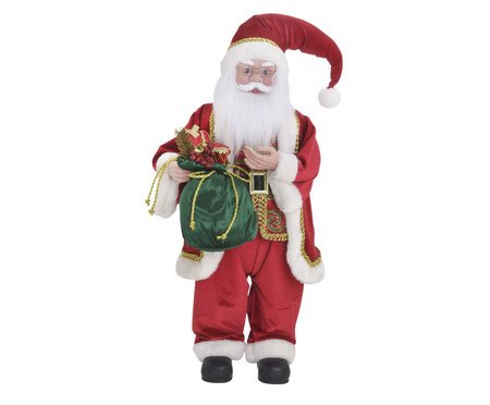 Papai Noel Decorativo Musical Branco IV | Westwing