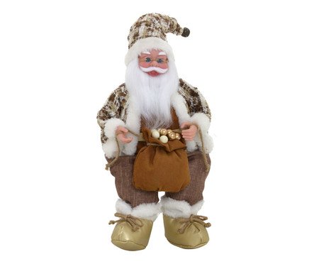 Papai Noel Decorativo Musical Branco III | Westwing