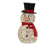 Boneco de Neve com Luz Dourado | WestwingNow