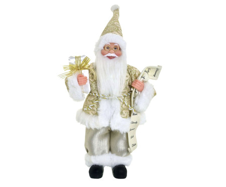 Papai Noel Decorativo Branco III