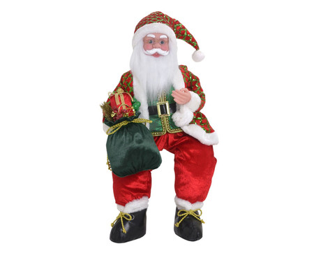 Papai Noel Decorativo Musical Branco