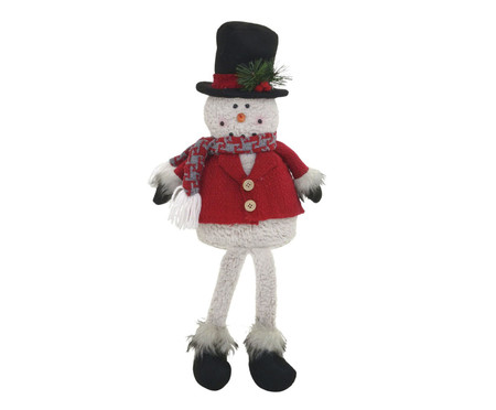 Boneco de Neve Decorativo Branco