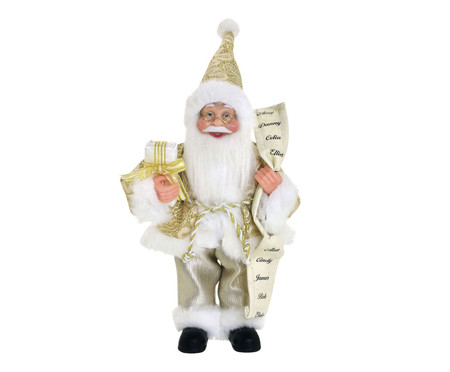 Papai Noel Decorativo Branco