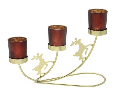 Candelabro Natalino Dourado II | Westwing