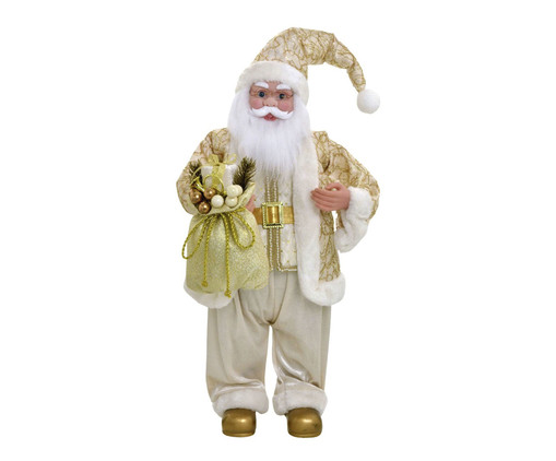 Papai Noel Decorativo Musical Branco II, white | WestwingNow