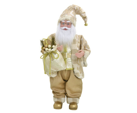 Papai Noel Decorativo Musical Branco I