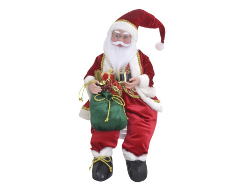 Papai Noel Decorativo Musical Branco IV