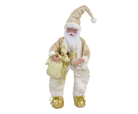 Papai Noel Decorativo Musical Branco II | Westwing