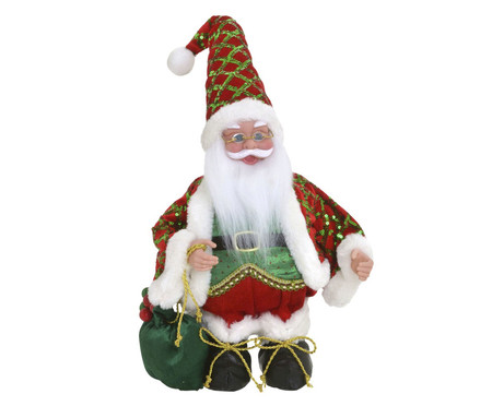 Papai Noel Decorativo Musical Branco IV