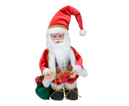 Papai Noel Decorativo Musical Branco IV | Westwing