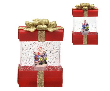 Caixa Presente Natal Luz e Movimento Branco V | Westwing