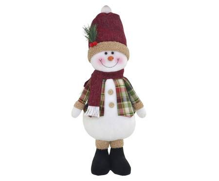 Boneco de Neve Decorativo Branco