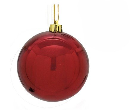 Bola Natalina Vermelho II - 15 cm | Westwing