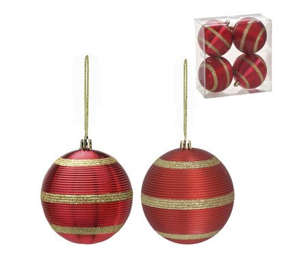 4 Bolas Natalinas Dourado VI | Westwing