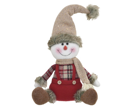 Boneco de Neve Decorativo Branco