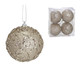 4 Bolas Natal Decorada Bronze III, Bronze | WestwingNow