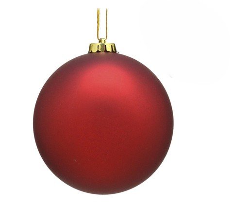 Enfeite para Pendurar Bola Natalina Classic - 25 cm, red | WestwingNow