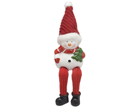 Boneco de Neve Decorativo Branco