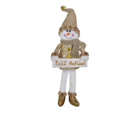 Boneco de Neve Decorativo Branco