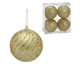 4 Bolas Natal Decorada Dourado I, gold | WestwingNow