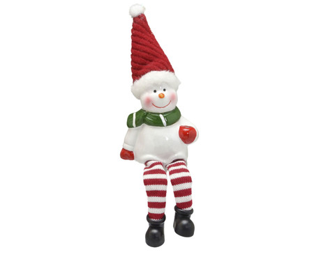 Boneco de Neve Decorativo Branco