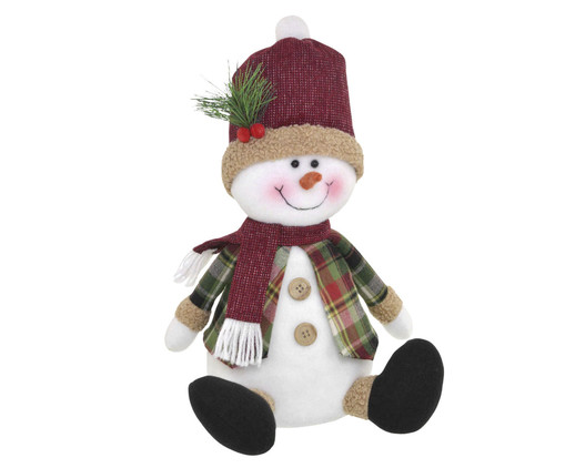 Boneco de Neve Decorativo Branco, white | WestwingNow