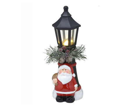 Papai Noel Decorativo com Luz Branco