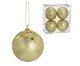 4 Bolas Natal Decorada Dourado V, gold | WestwingNow