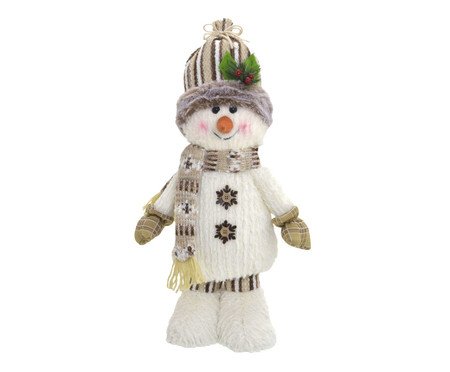 Boneco de Neve Decorativo Branco | Westwing