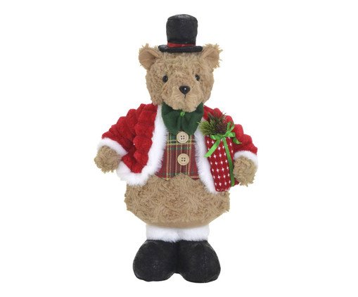 Urso Natalino Decorativo Marrom, brown | WestwingNow